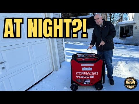 I Stopped Running My Generator at Night — Here’s Why