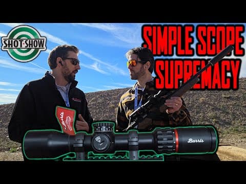 Is Your Rifle Scope Reticle Too Much? A Solid Compromise w/ @BurrisOpticsCompany  | SHOT Show 2026