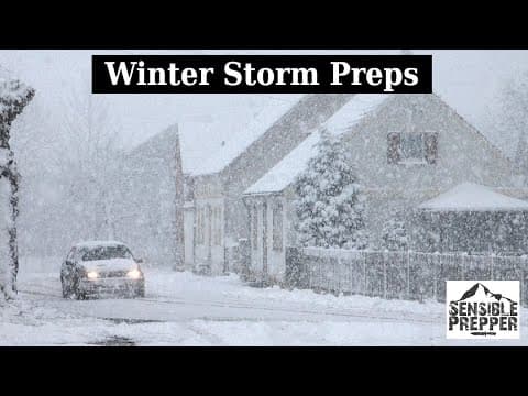 Winter Storm Prep Tips