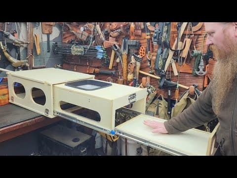 Overland Kitchen Slide-Out System and Bed Frame
