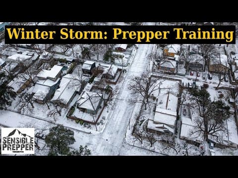 Winter Storm: Prepper Training!