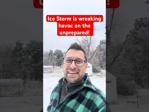 Our Homestead Is Frozen But Still Operational! #solarpower