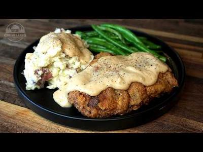 Chicken-Fried Venison Backstrap Steak w/ Country Style Gravy from Scratch