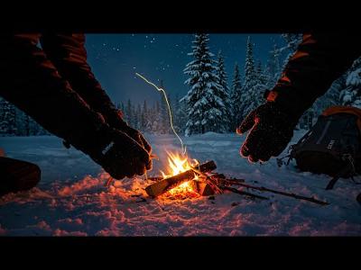 Master the Art of Building a Campfire in the Snow