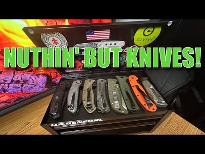 My Ultimate EDC Knife Collection | Every Day Carry Essentials!