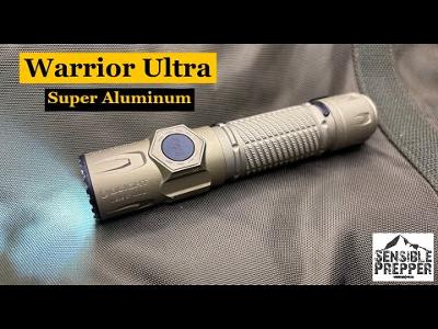 New Olight Warrior Ultra Super Aluminum Flashlight Review